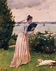 Alfred Stevens Woman with a Fan painting